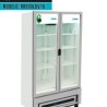 Refrigerador METALFRIO Vertical 9 pies cúbicos, 2 Puertas De Cristal