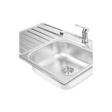 Combo Teka Tekaway: Tarja Empotrar 800 510 1c Escurridor Izquierdo Monomando Cromado Contracanasta.
